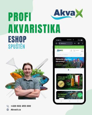 🐠 Profi akvaristika je online! 🐠🌊⁠ ⁠ Nový eshop jsem vytvořil já akvarista pro akvaristy – ať už jste hobby nadšenec nebo...